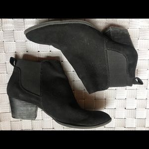 Franco Sarto Suede Booties